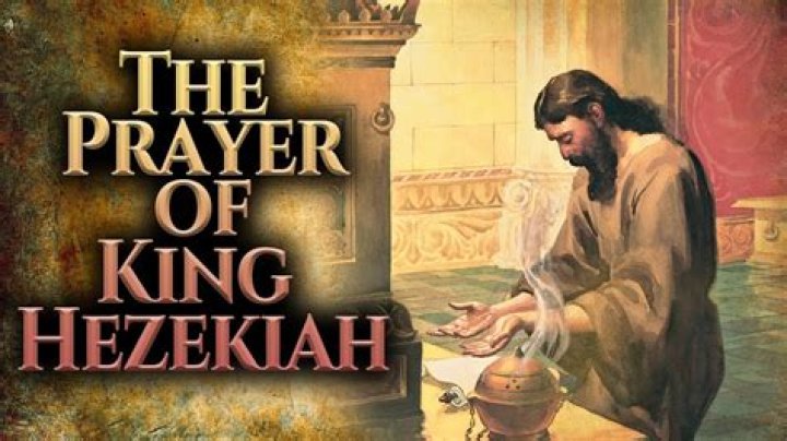 What was hezekiah prayer?