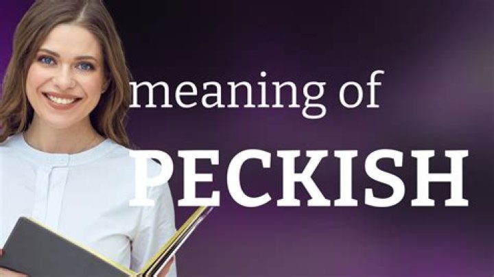 Whats the definition of peckish?