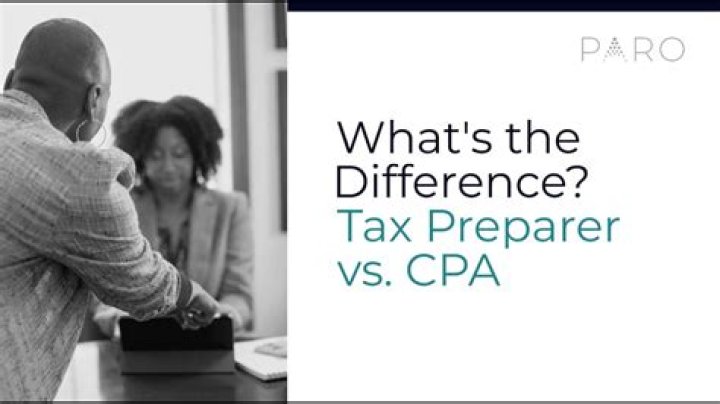 Whats the difference between a cpa and a tax preparer?