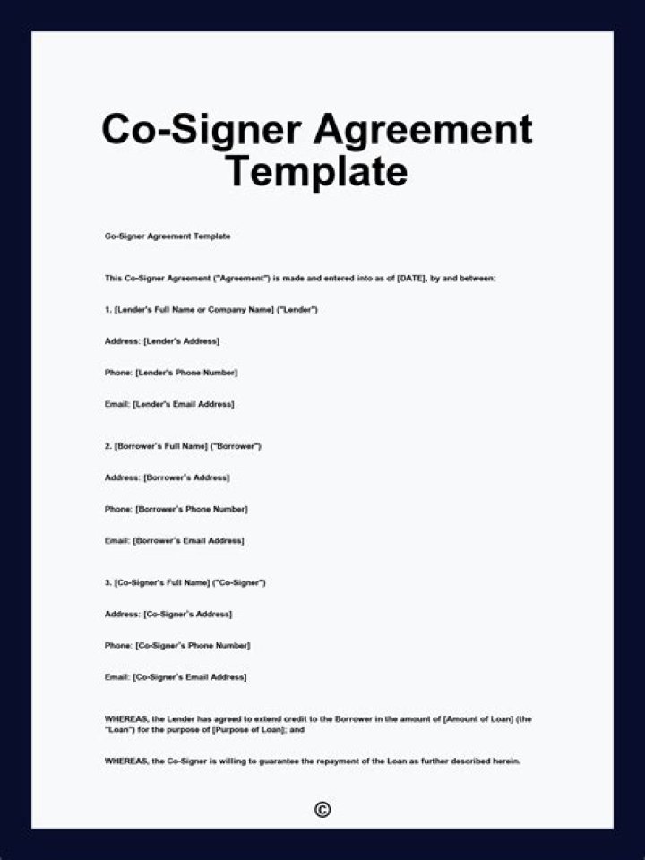 Whats the purpose of a co signer?