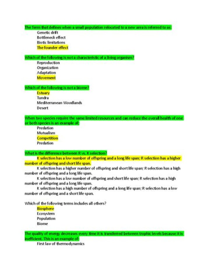 When a small population relocated to a new area?