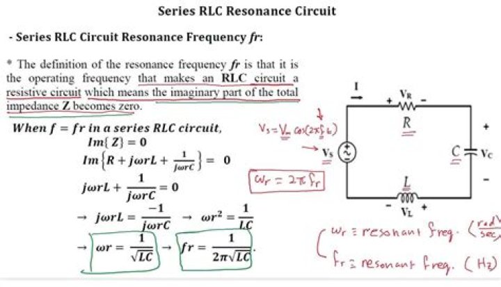 When an rlc series circuit is?
