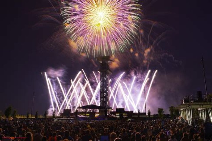 When are the blue ash fireworks?
