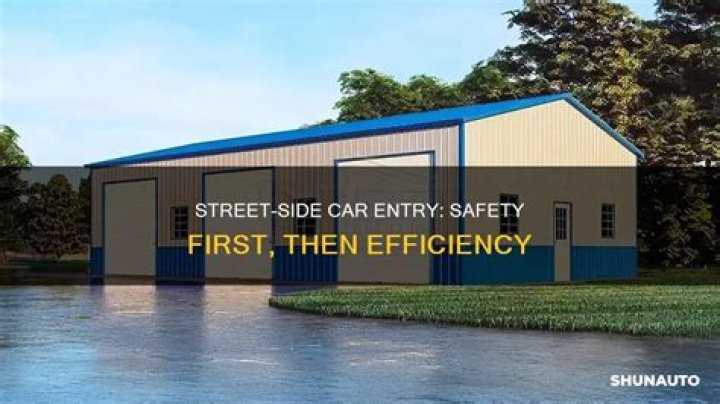 When entering a car from the street side?
