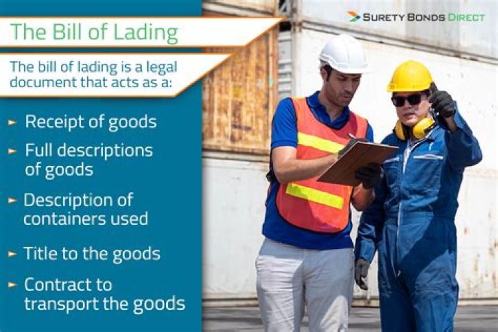 When to get bill of lading?