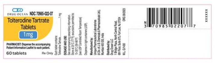 When to take tolterodine tartrate?