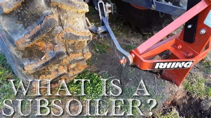 When to use subsoiler?