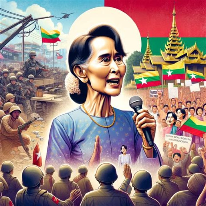 When was aung san suu kyi detained?