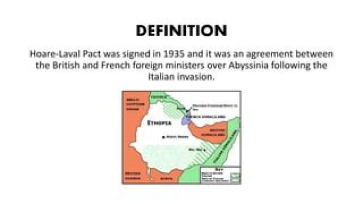 When was the hoare laval pact?