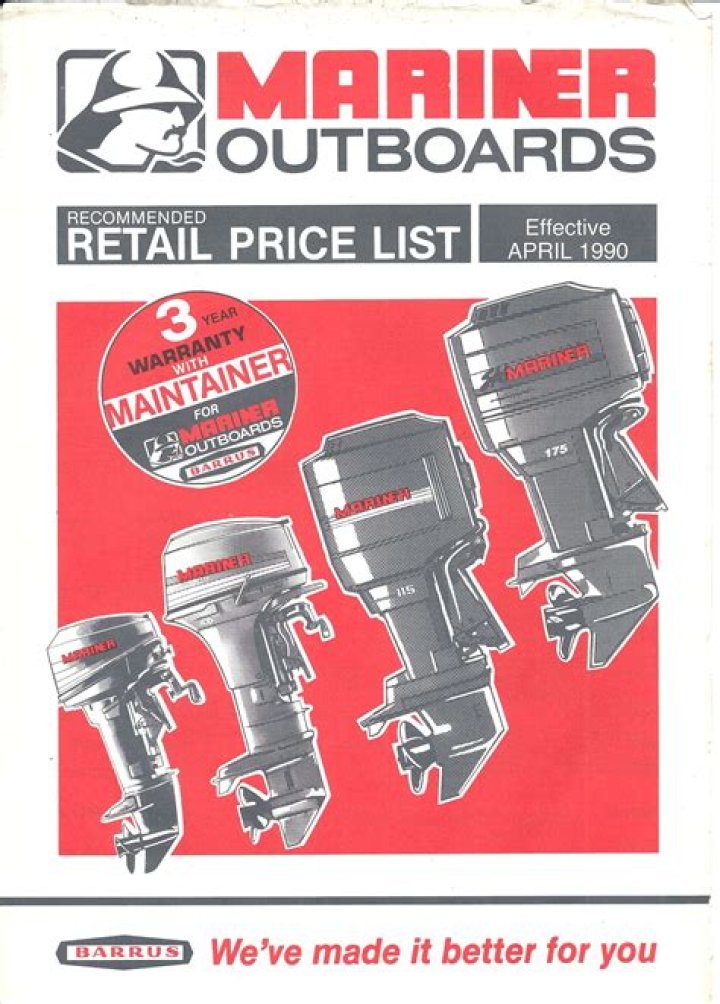 When were mariner outboards made?