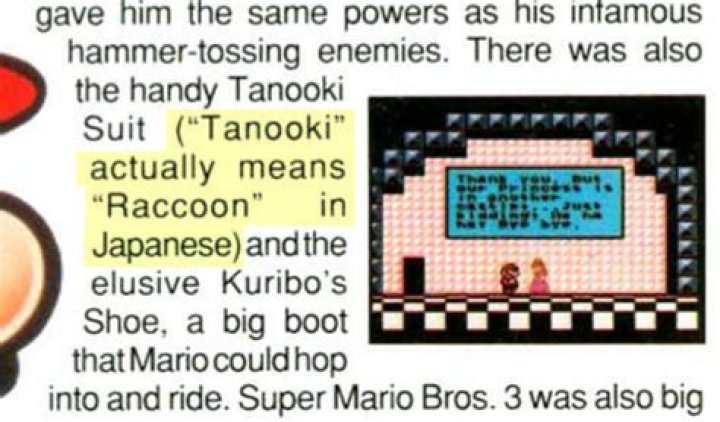 Where can you get a Tanooki Suit in Super Mario Brothers 3?