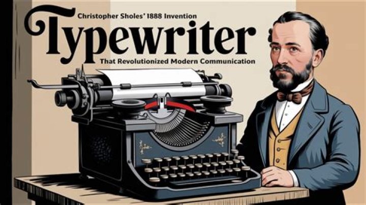 Where did christopher sholes invent the typewriter?