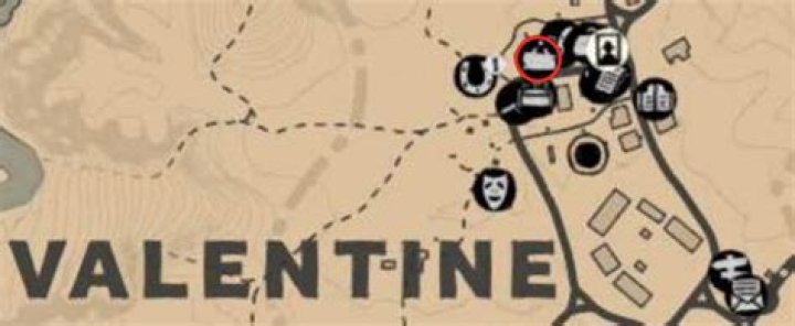 Where did the Valentine outfitter/clothier go?