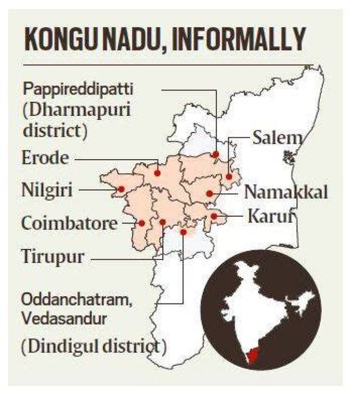 Where is kongu nadu?