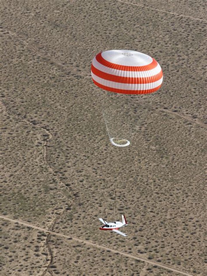 Where is the parachute?