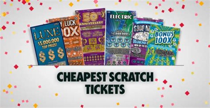 Where is the white line on scratch off tickets?