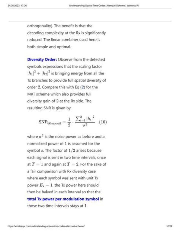 Where orthogonality is used?