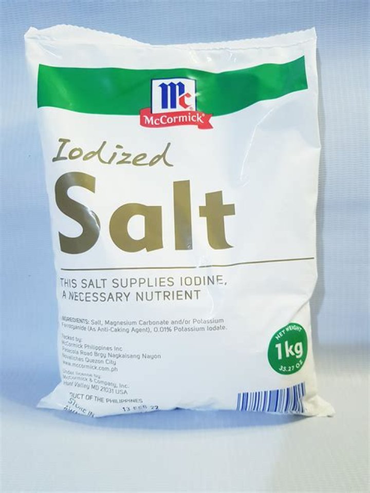 Where to buy iodized salt in ireland?
