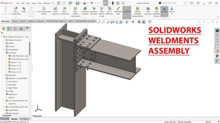 Where to find weldments in solidworks?
