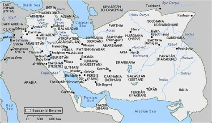 Where was the sassanid empire located?