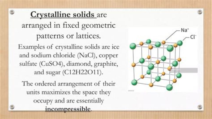 Which is an example of a crystalline solid?