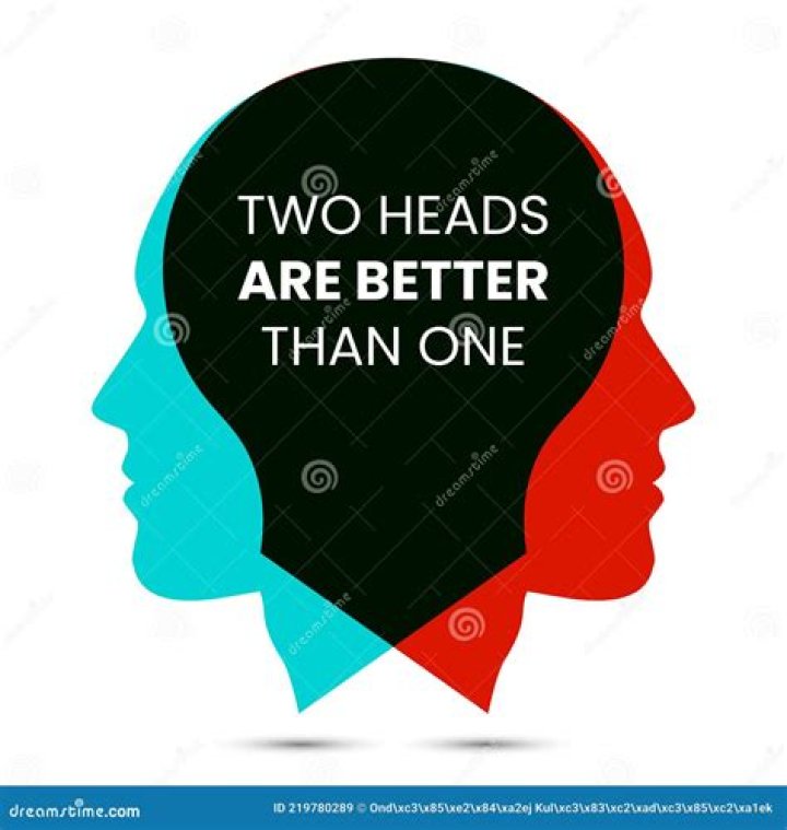 Which two heads are better than one?