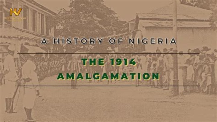 Who amalgamated nigeria in 1914?