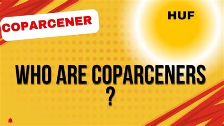 Who are called coparceners?