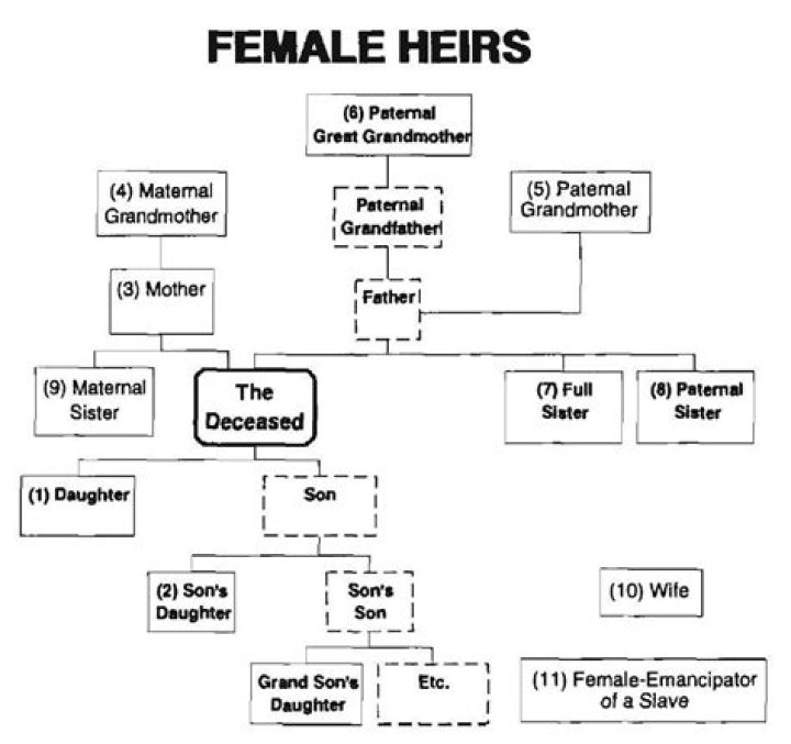 Who are the legal heirs of mother's property?