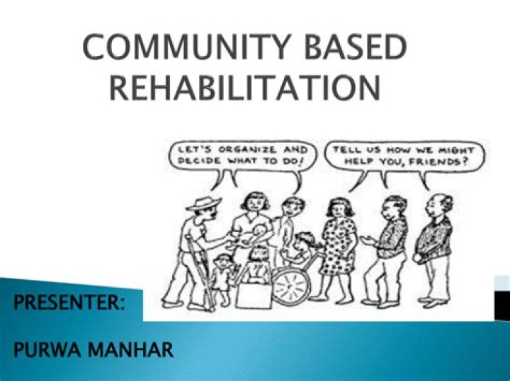 Who community based rehabilitation?