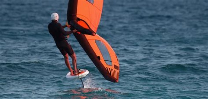 Who invented hydrofoil surfing?