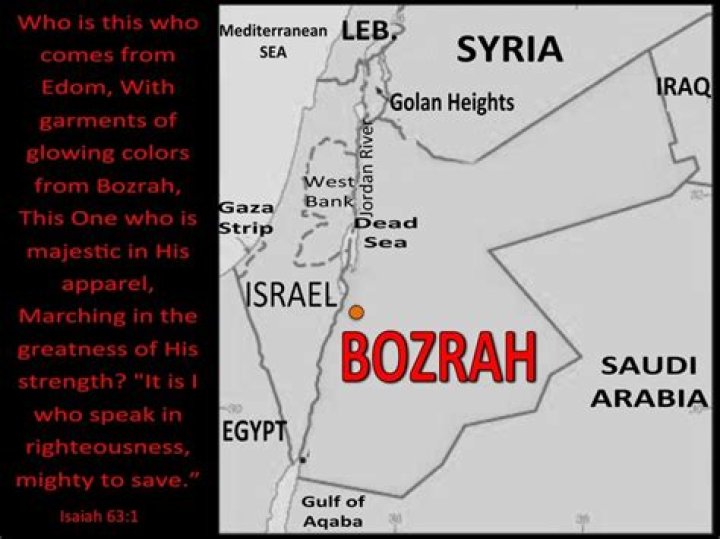 Who is bozrah in the bible?
