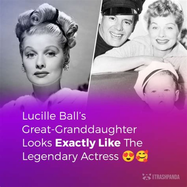 Who is lucille ball's great granddaughter?
