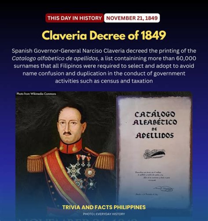 Who is narciso claveria?