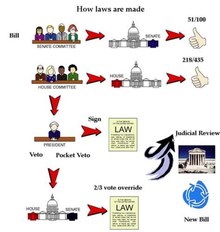 Who makes laws in the us?