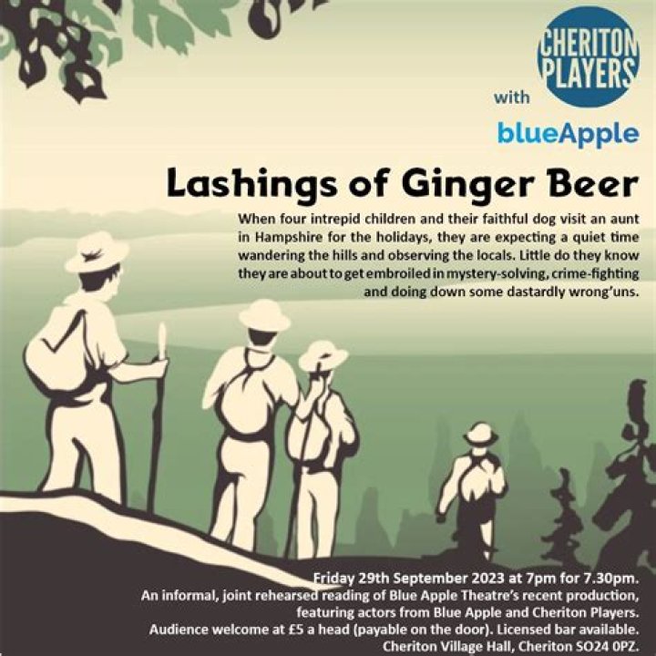 Who said lashings of ginger beer?