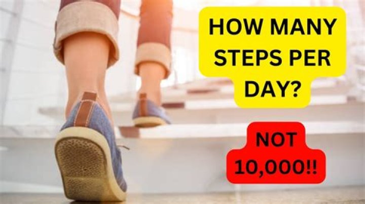 Who steps per day?