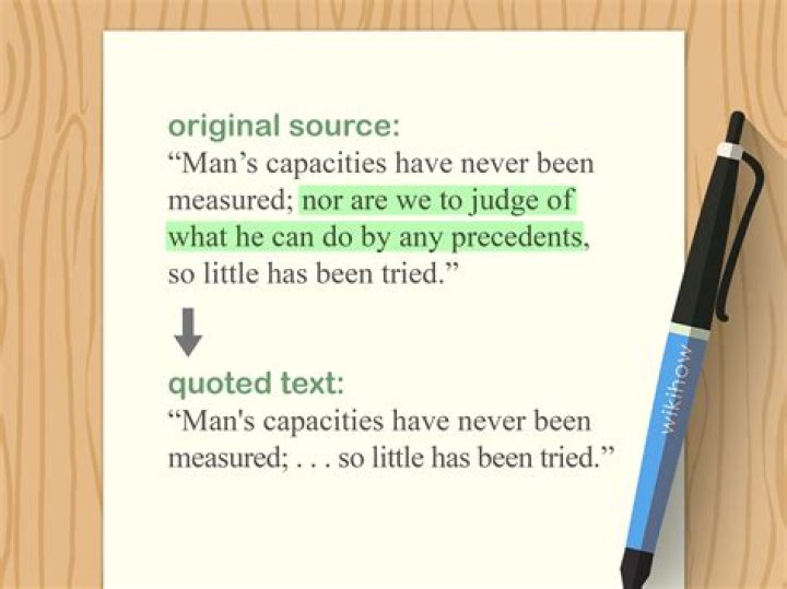 Who to write quotations?