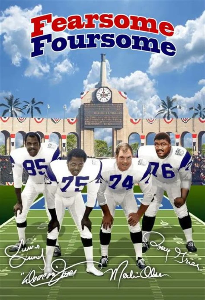 Who were the fearsome foursome rams?