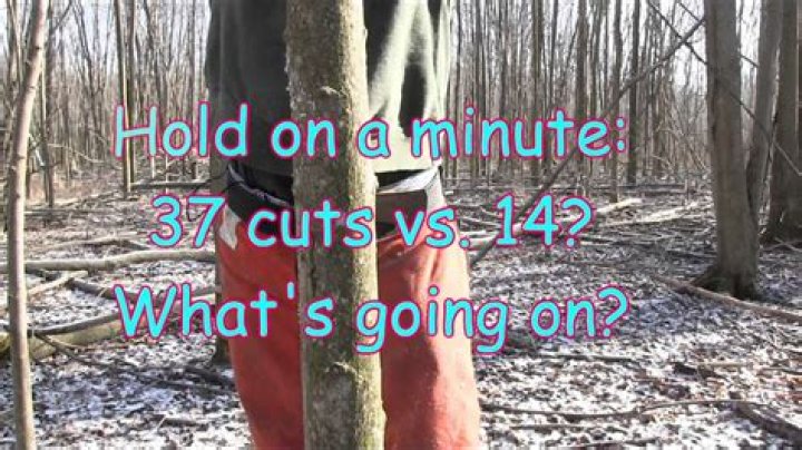 Why an angled back cut is dangerous?