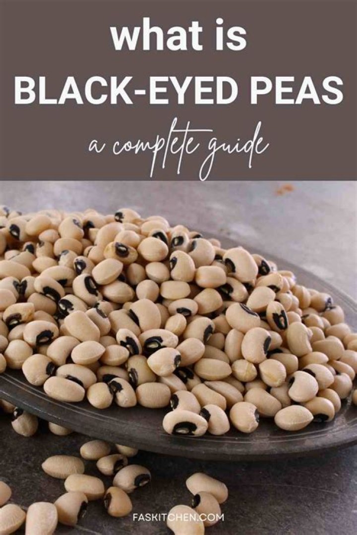Why are blackeyed peas good luck?