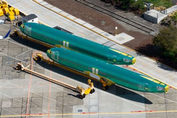 Why are boeing fuselages green?