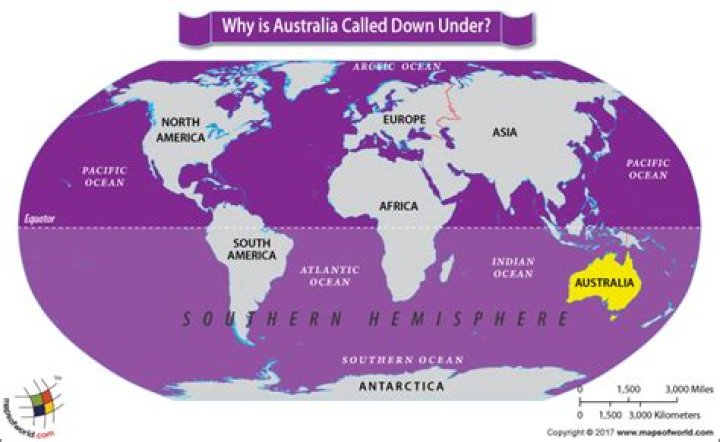 Why australia is called down under?