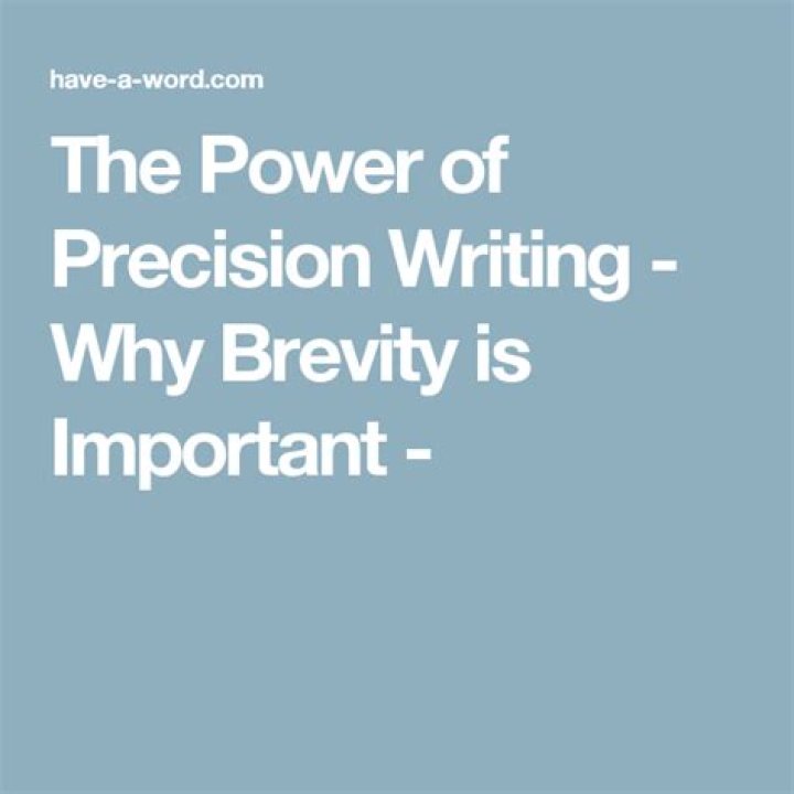 Why brevity is important?