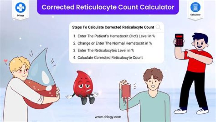 Why corrected reticulocyte count?