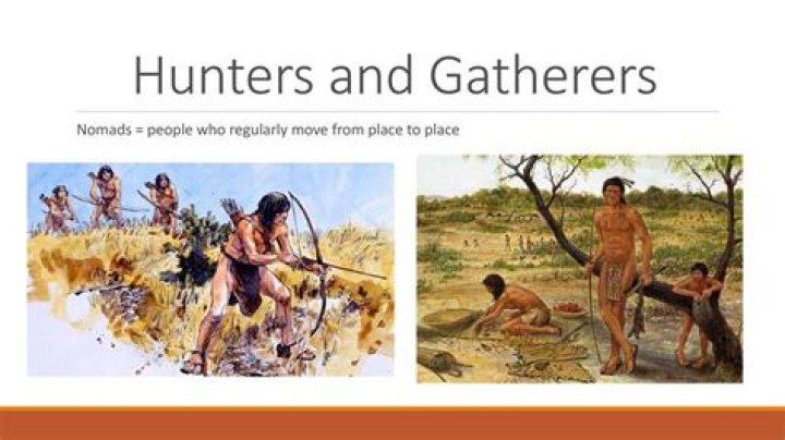 Why did hunter gatherers travel from place to place?