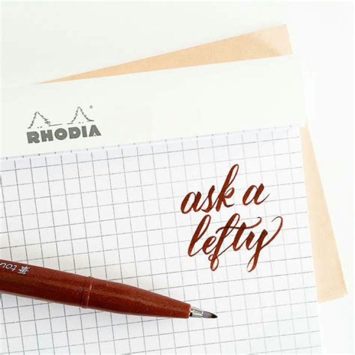 Why do lefties write with a hook?