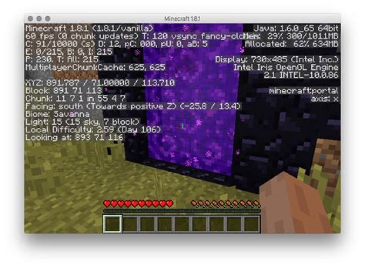 Why do two different portals drop me into the exact same Nether coordinates?