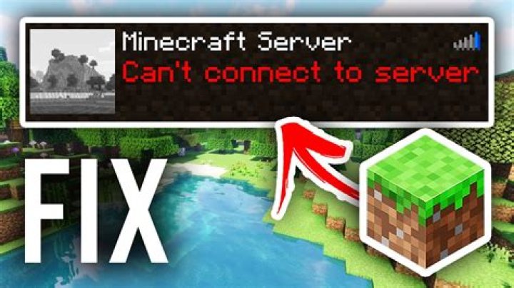 Why does Minecraft on PC keep saying that it can't connect to a server?