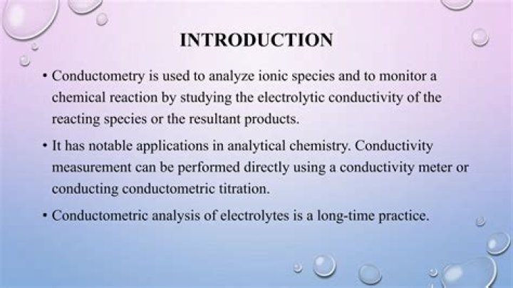 Why kcl is used in conductometry?